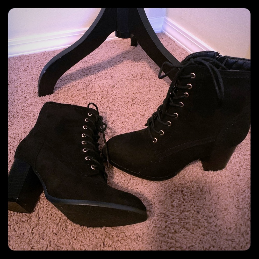 Faux Suede Boots